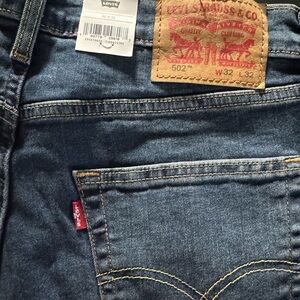 Levi's 502 Dark Blue Denim Jeans